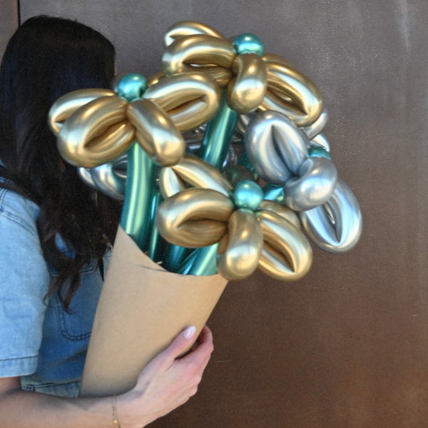 Why Metallic Floral Balloon Bouquets Are the Trend Everyone’s Obsessed With ✨🎈 | We Poppin' Las Vegas