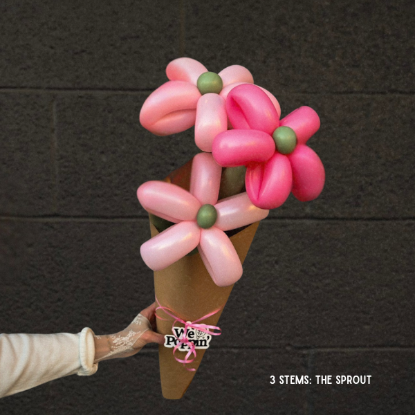 Shop Our Love Garden:  Valentine's Flower Balloons