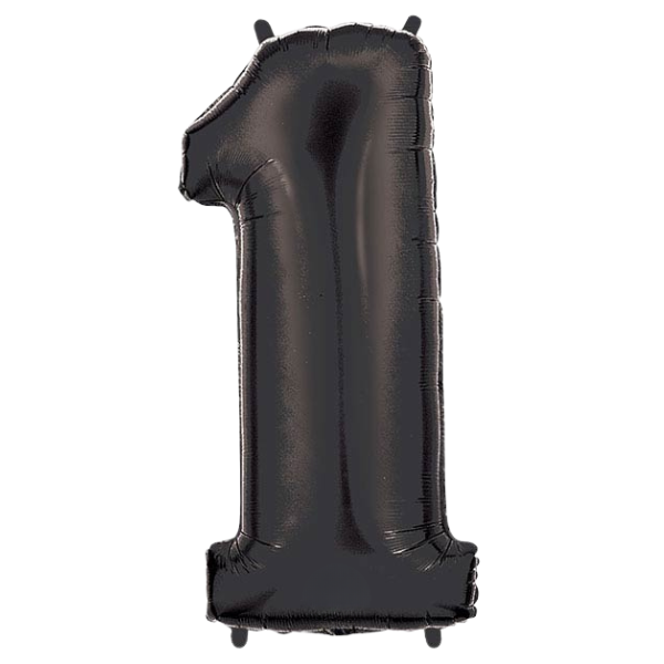 Black Number Foil Balloons | We Poppin Las Vegas