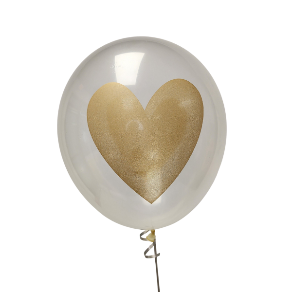 Heart of Gold Print Balloon Bouquet | We Poppin' Las Vegas