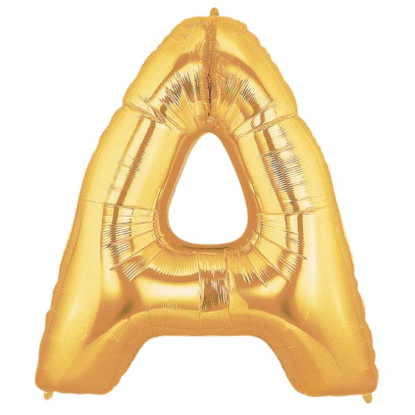 Starstruck Gold Letter A Foil Balloon | We Poppin' Las Vegas
