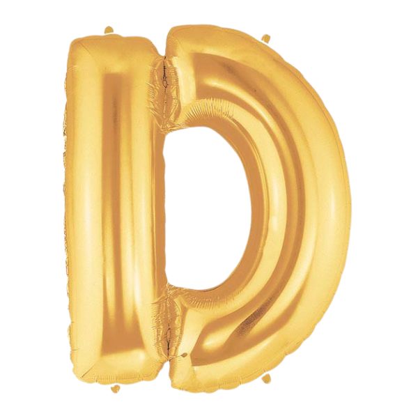 Starstruck Gold Letter D Foil Balloon | We Poppin' Las Vegas