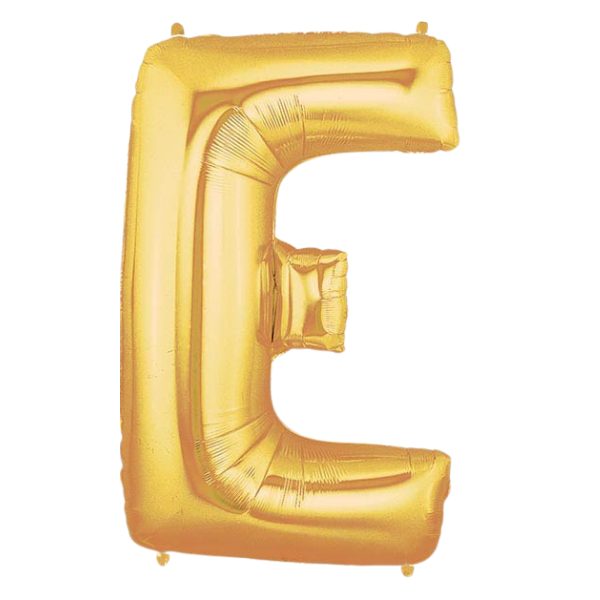 Starstruck Gold Letter E Foil Balloon | We Poppin' Las Vegas