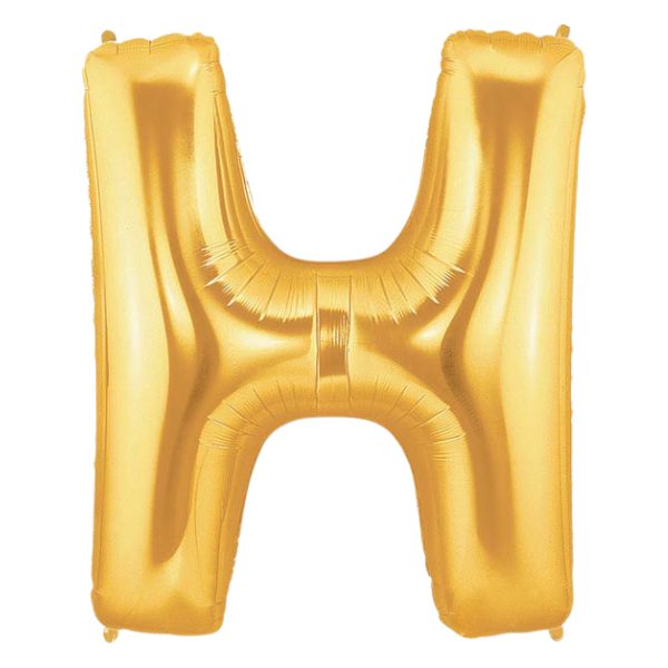 Starstruck Gold Letter H Foil Balloon | We Poppin' Las Vegas