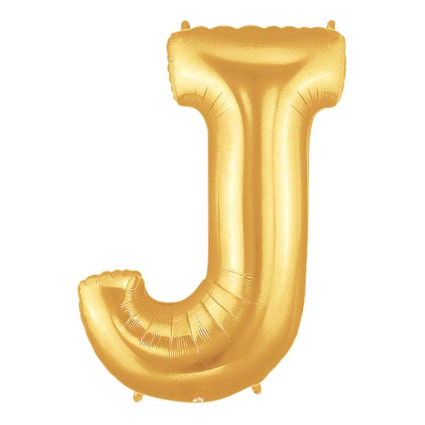 Starstruck Gold Letter J Foil Balloon | We Poppin' Las Vegas