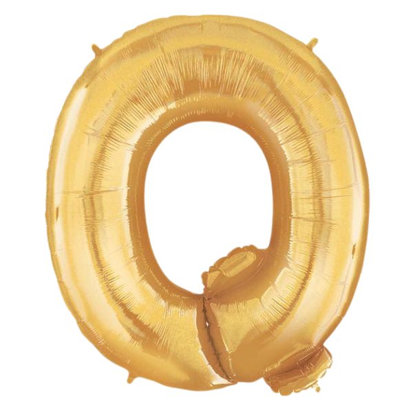 Starstruck Gold Letter Q Foil Balloon | We Poppin' Las Vegas