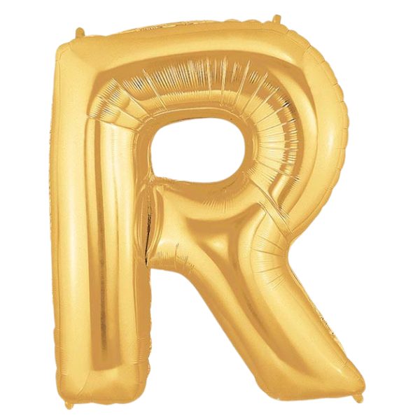 Starstruck Gold Letter R Foil Balloon | We Poppin' Las Vegas