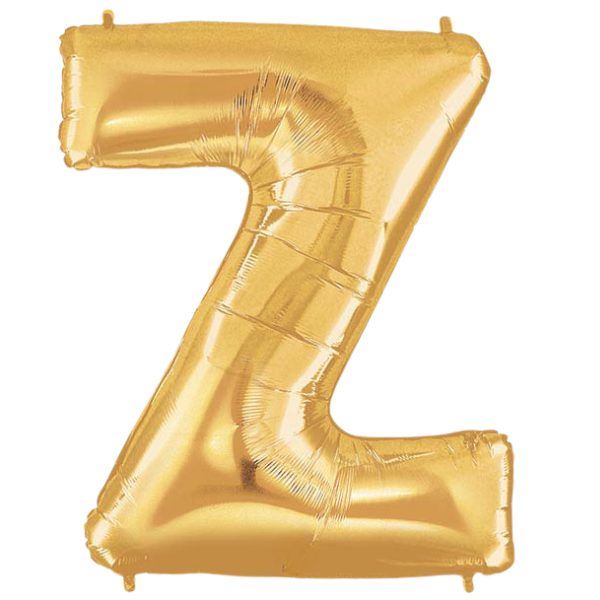 Starstruck Gold Letter Z Foil Balloon | We Poppin' Las Vegas