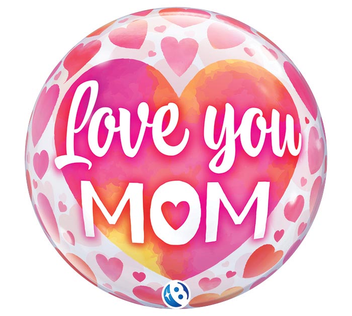 Love You Mom Foil Balloon | We Poppin' Las Vegas