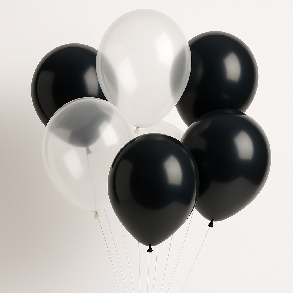 Bold & Clear Balloon Bouquet | We Poppin' Las Vegas