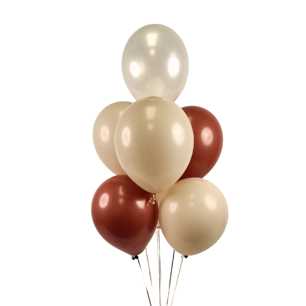 Caramel Latte Balloon Bouquet | We Poppin' Las Vegas