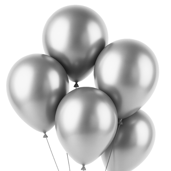 Chrome Balloon Bouquet | We Poppin' Las Vegas