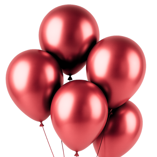 Crystal Red Balloon Bouquet | We Poppin' Las Vegas