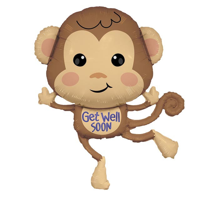 Get Well Monkey Balloon | We Poppin' Las Vegas