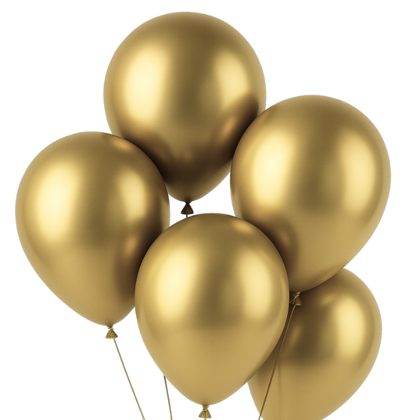 Golden Glow Balloon Bouquet | We Poppin' Las Vegas