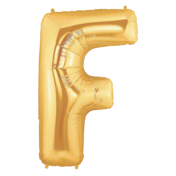 Starstruck Gold Letter F | We Poppin' Las Vegas