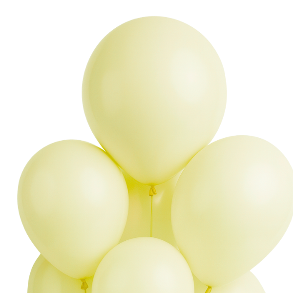Pastel Yellow Balloon Bouquet | We Poppin' Las Vegas