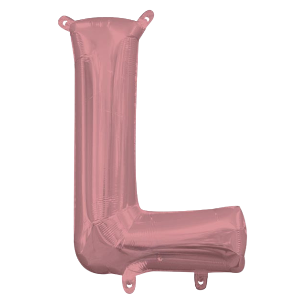 Gilded Rose Letter L | We Poppin' Las Vegas