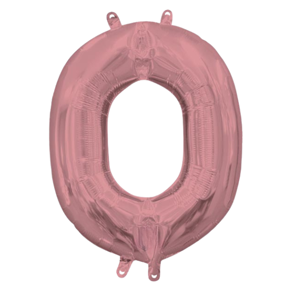 Gilded Rose Letter O | We Poppin' Las Vegas