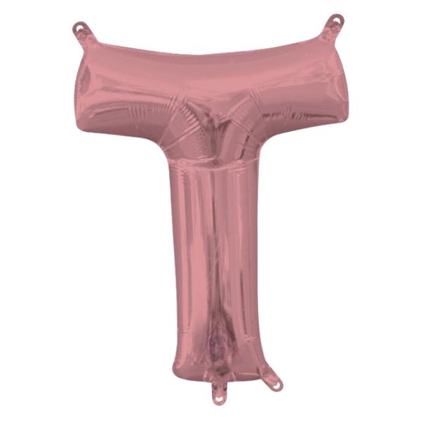 Gilded Rose Letter T | We Poppin' Las Vegas