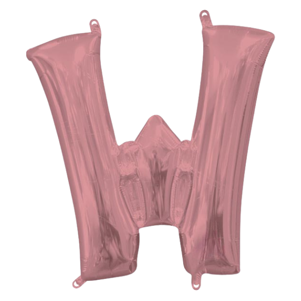 Gilded Rose Letter W | We Poppin' Las Vegas