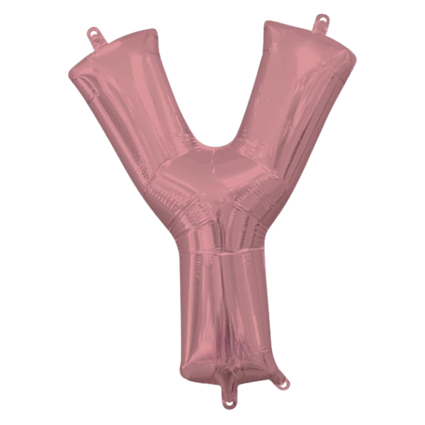 Gilded Rose Letter Y | We Poppin' Las Vegas