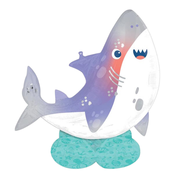 Shark Party Time! Foil Balloon | We Poppin' Las Vegas