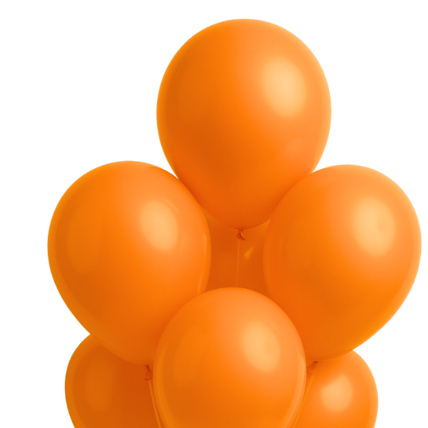 Voltage Orange Balloon Bouquet | We Poppin' Las Vegas