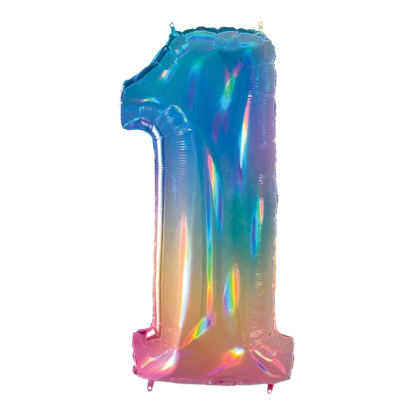 Prism Pop Number Foil Balloons | We Poppin Las Vegas