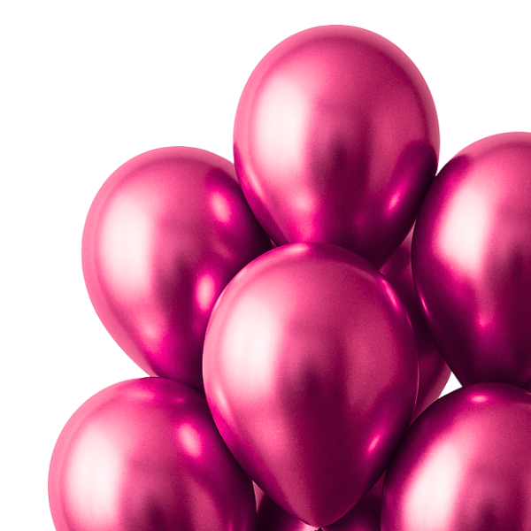 Metallic Fuchsia Balloon Bouquet | We Poppin' Las Vegas