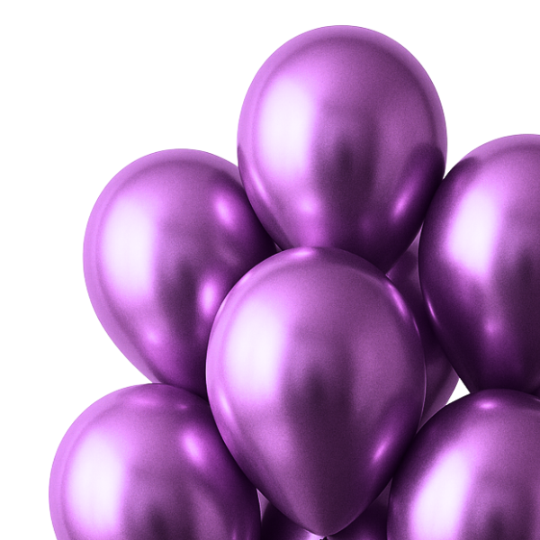 Metallic Violet Balloon Bouquet | We Poppin' Las Vegas