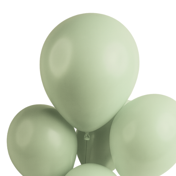 Pastel Sage Balloon Bouquet | We Poppin' Las Vegas