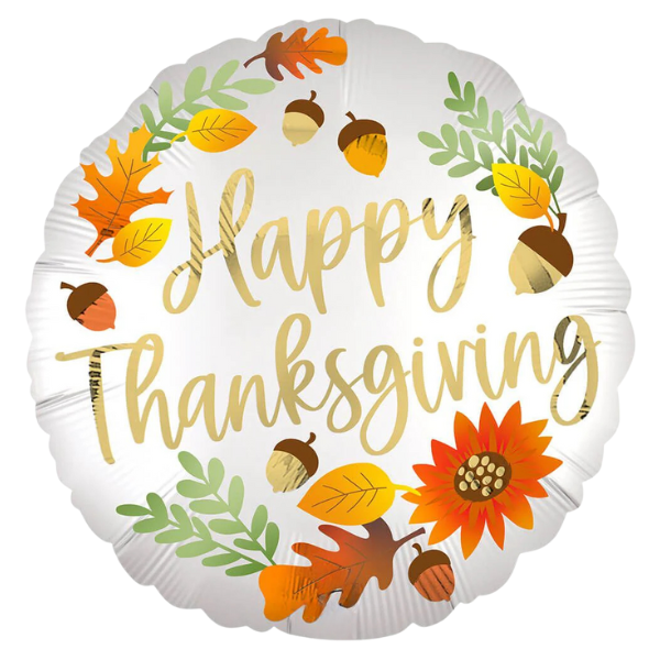 Satin Thanksgiving Foil Balloon | We Poppin' Las Vegas