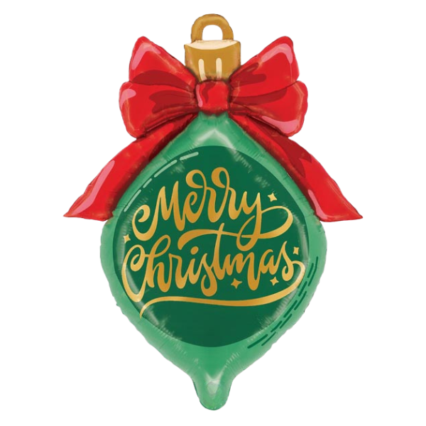 Satin Christmas Ornament Balloon | We Poppin' Las Vegas
